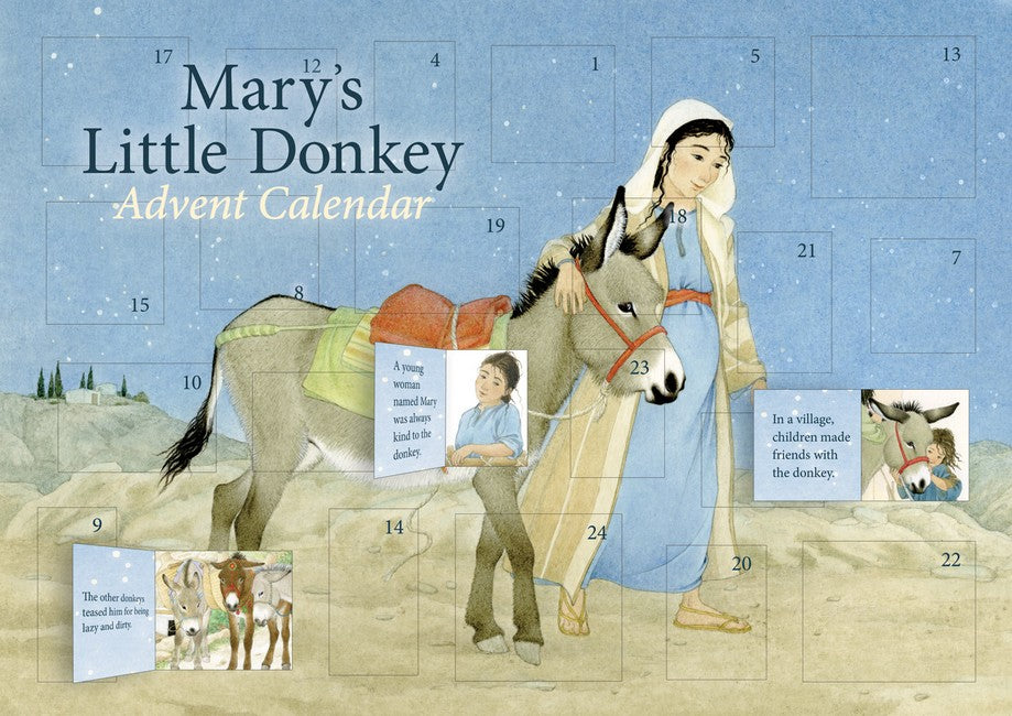 Mary's Little Donkey Advent Calendar by Gunhild Sehlin, Illustrated by Helene Muller