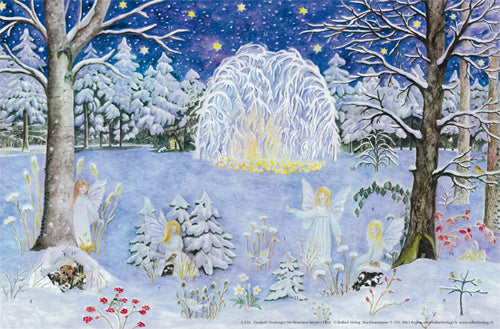 Christmas with the Elves Small Advent Calendar illustrated by Elisabeth Heuberger
