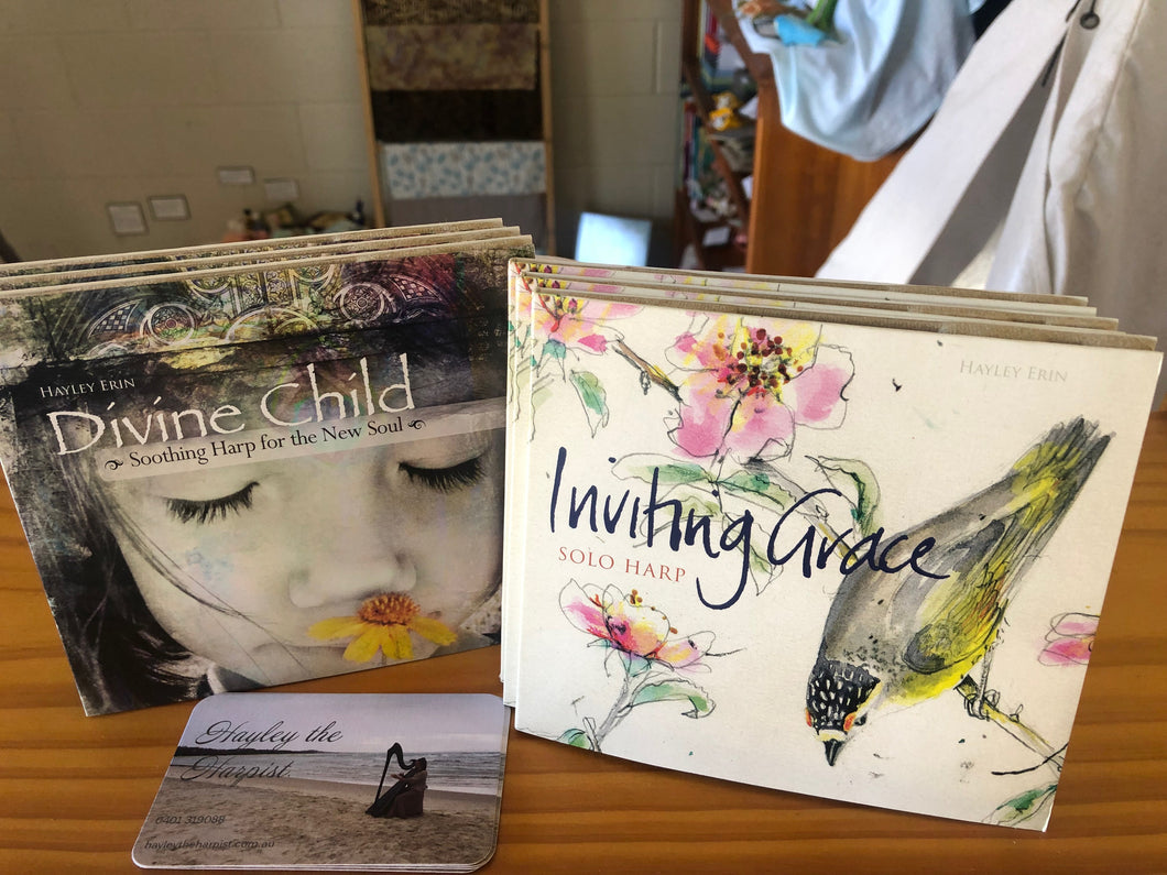 Inviting Grace Solo Harp CD by Hayley the Harpist