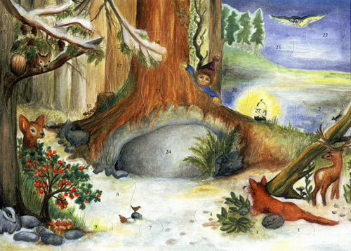 The Tree in the Wood Small Advent Calendar illustrated by Effi Spalinger